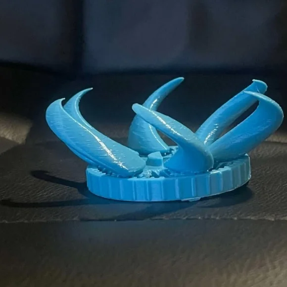 Blue RING BOX 3D PRINTED - Picture 3 of 3